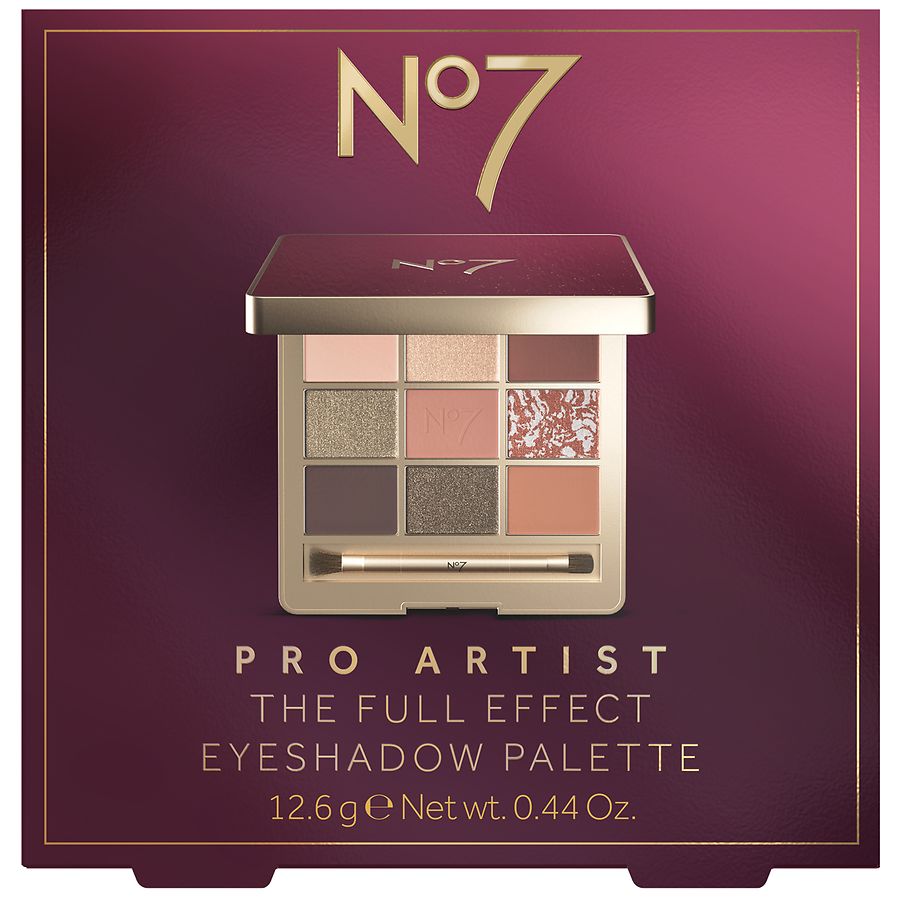 nono アイパレット No7 Pro Artist Full Effect 9-Shade Eye Shadow Palette Assorted