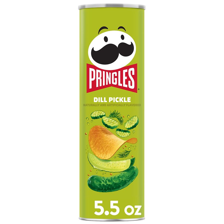 Pringles Potato Crisps Chips Dill Pickle