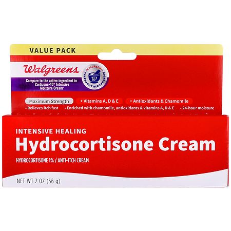 Walgreens Intensive Healing Hydrocortisone Cream Maximum Strength