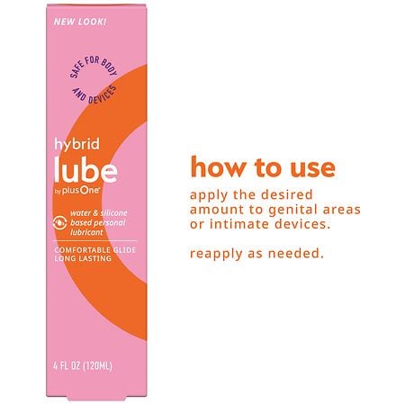 plusOne Hybrid Glide Water & Silicone Based Personal Lubricant
