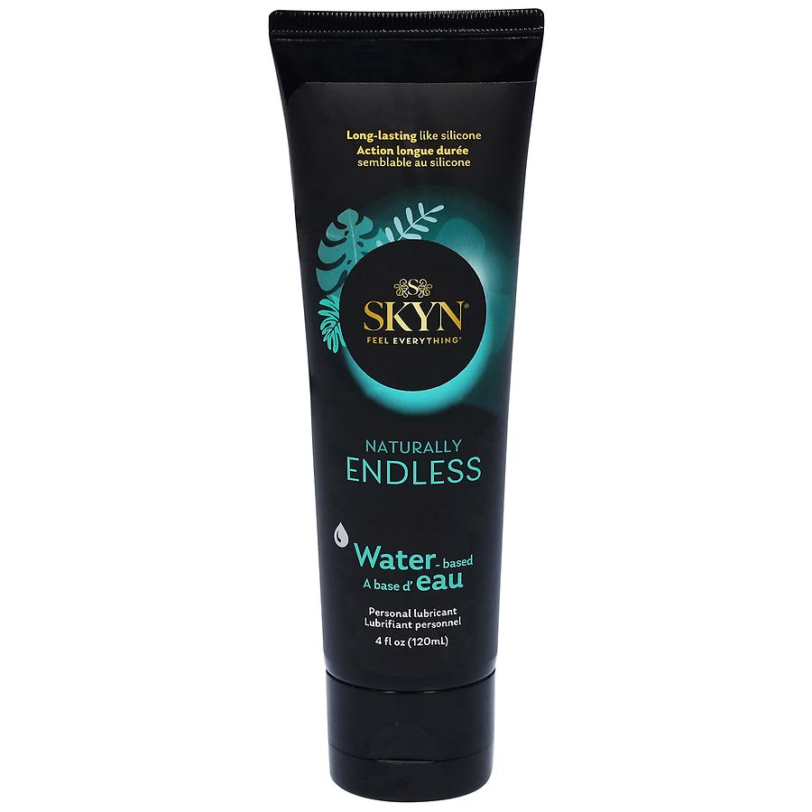 is silicone lubricant water soluble SKYN Naturally Endless Water-Based Personal Lubricant
