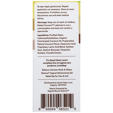 Good Clean Love Personal Lubricant | Walgreens