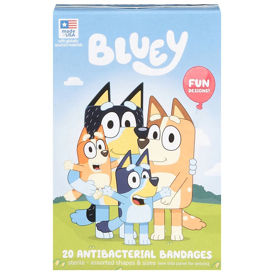 Bluey Antibacterial Bandages