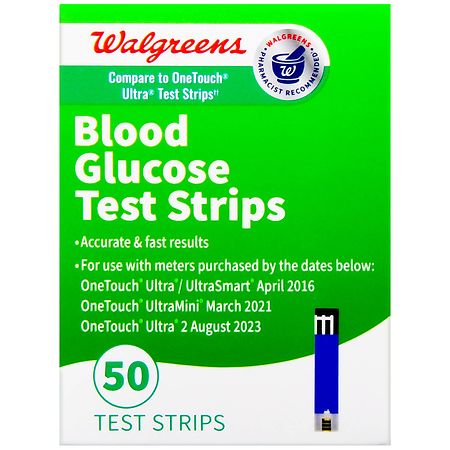 Walgreens Blood Glucose Test Strips