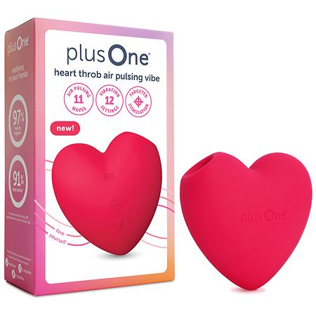 plusOne Heart Throb Air Pulsing Vibe - 1.0 ea