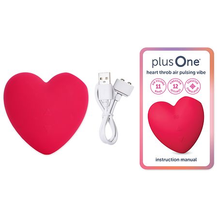 plusOne Heart Throb Air Pulsing Vibe | Walgreens