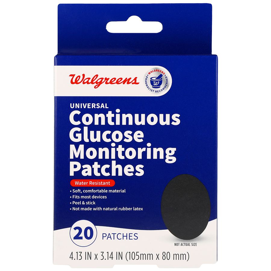 Walgreens Universal Continuous Glucose Monitoring Patches