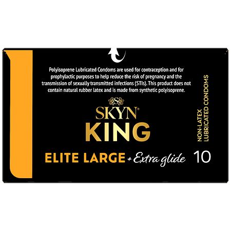 SKYN Extra Glide Condom King Elite | Walgreens