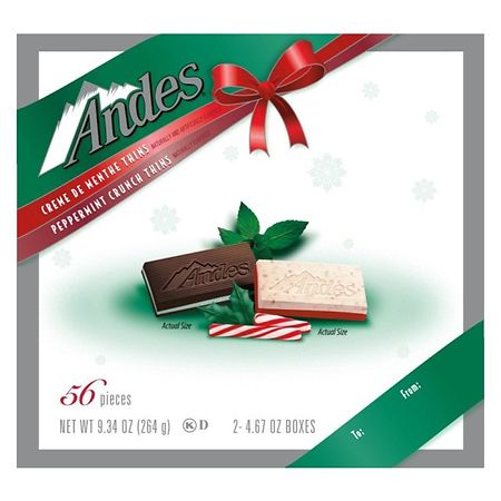 Charms Andes Chocolates Creme De Menthe & Peppermint Crunch