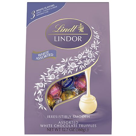 Lindt Lindor White Assorted Truffles Bag - 12.7 oz