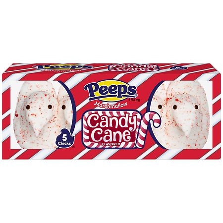 Peeps Marshmallow Chicks Candy Cane