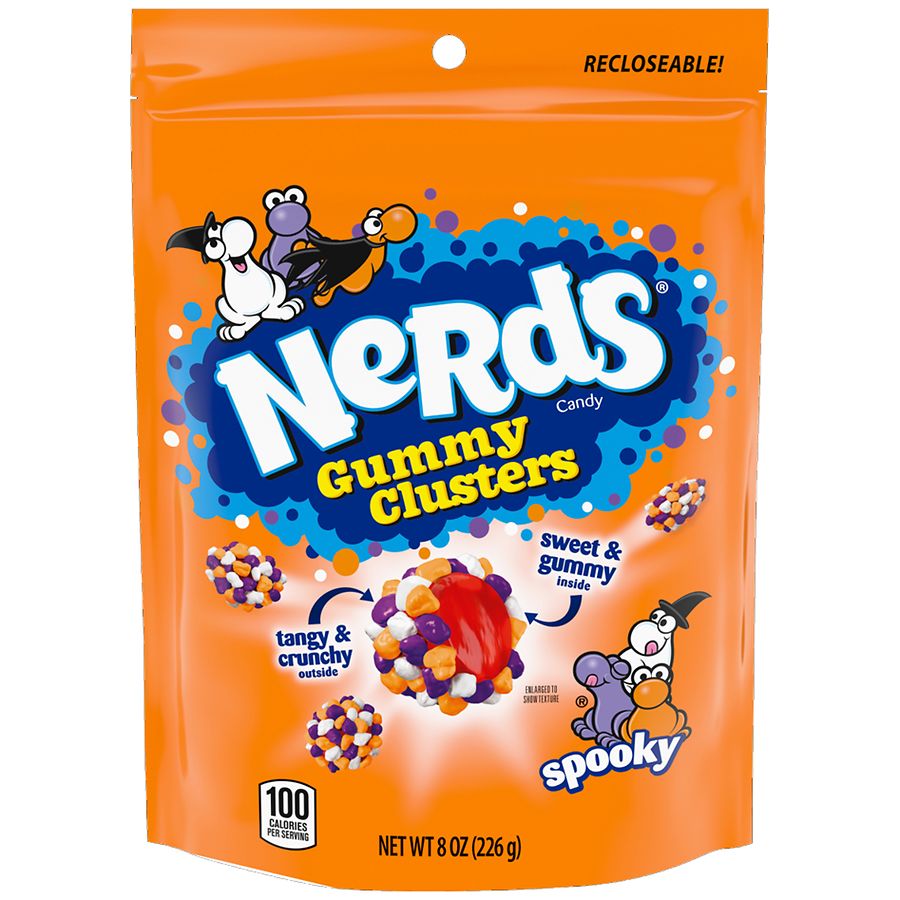 Nerds Gummy Clusters Stand Up Bag Spooky