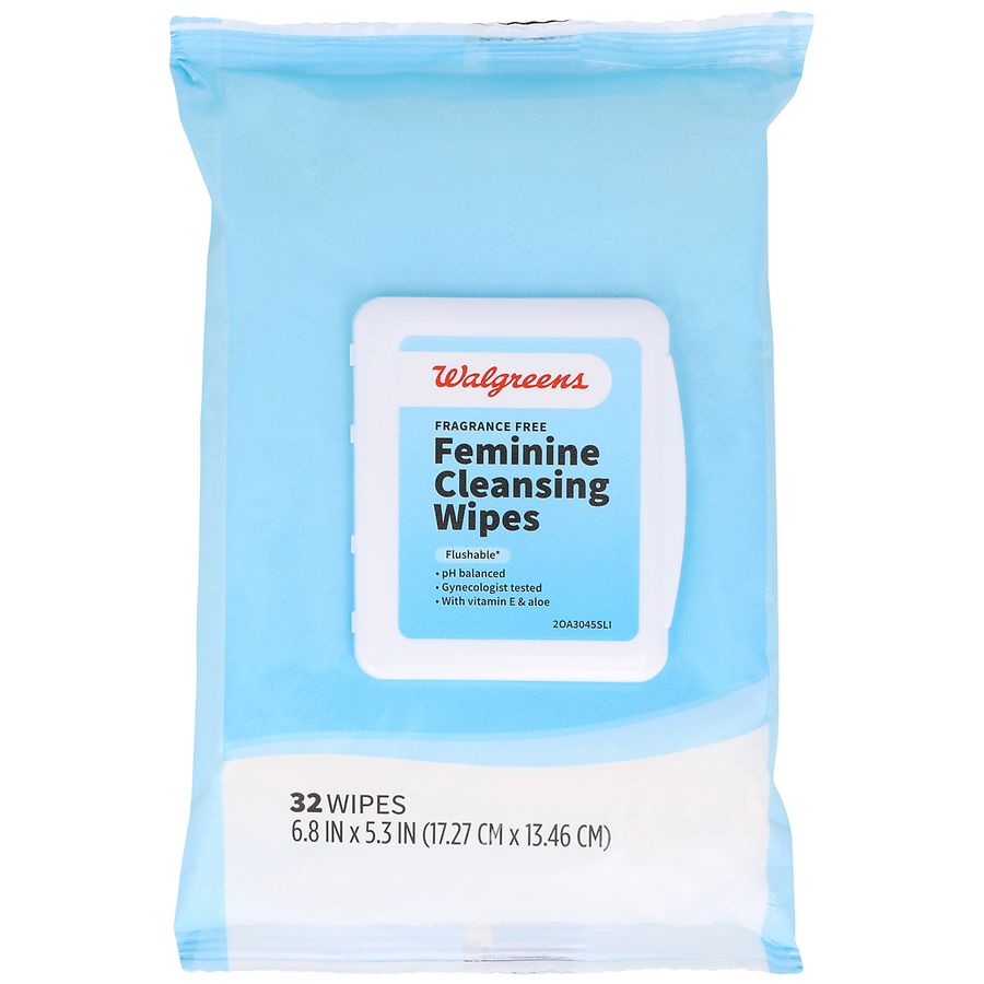 Walgreens Feminine Cleansing Wipes Fragrance Free