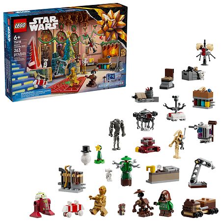 Lego Star Wars Advent Calendar 2025 75418 263 Piece LEGO Building Set Multicolor