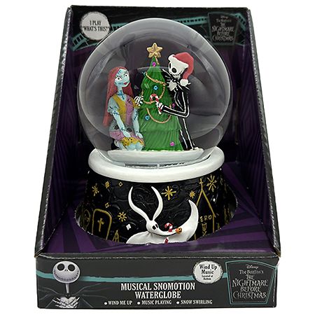 Nightmare Before Christmas Musical Snomotion Waterglobe