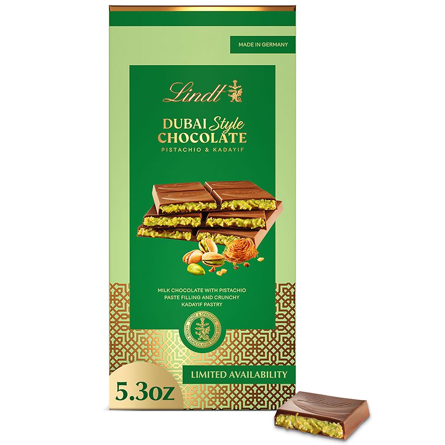 Lindt Dubai Style Milk Chocolate Bar