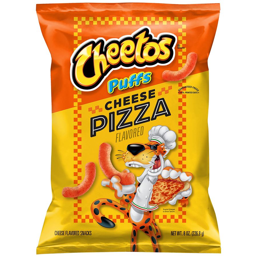 Cheetos Puffs Cheese Flavored Snacks Cheese Pizza