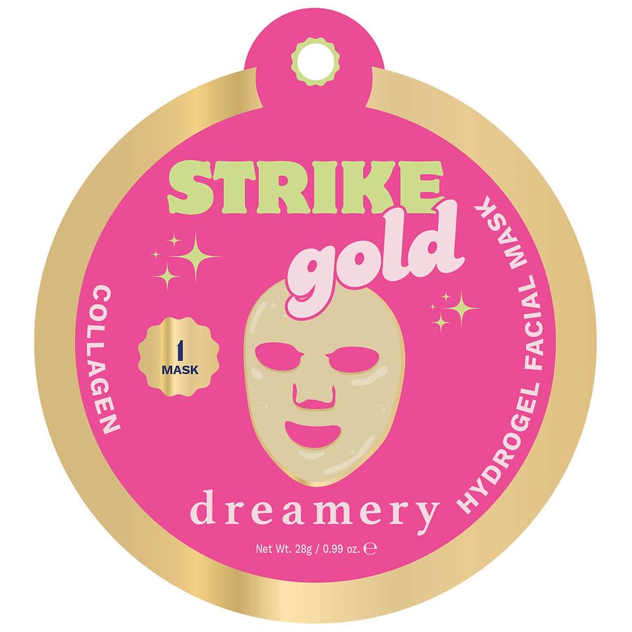 Dreamery Strike Gold Collagen Hydrogel Facial Mask | Walgreens