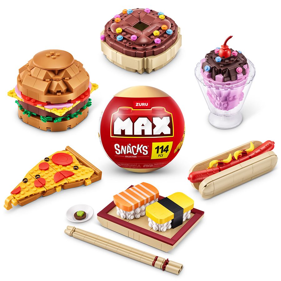 デザートブレット Zuru Max Premium Building Bricks, Snacks Collection | Walgreens