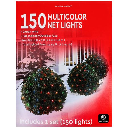 Festive Voice Net Lights 150 - 1.0 set