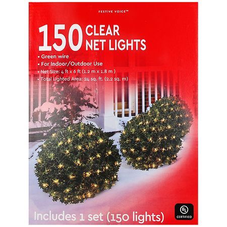 Festive Voice Net Lights 150 - 1.0 set