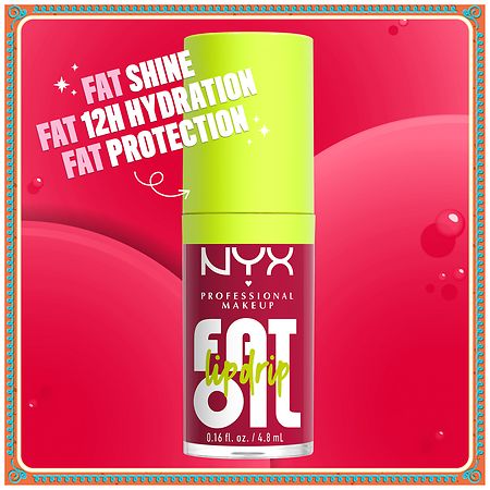 NYX Professional Makeup Holiday Lip Oil Trio Kit, 12Hr Hydration
