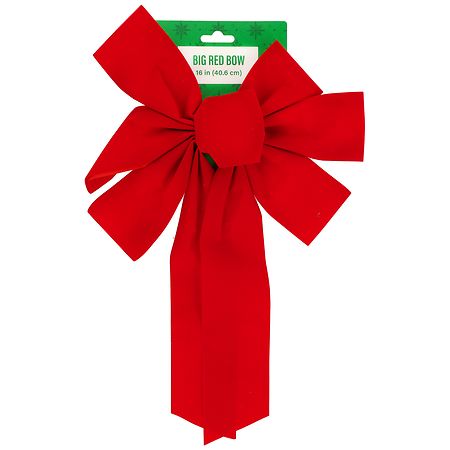 Festive Voice Big Red Bow 16 in