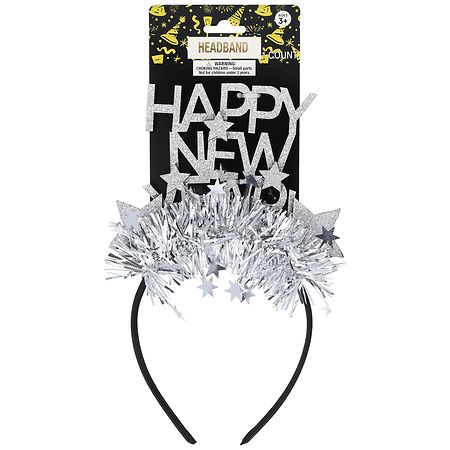 Festive Voice Happy New Year Headband - 1.0 ea