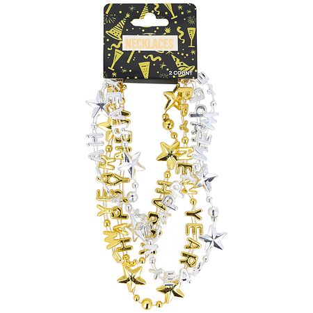 Festive Voice Happy New Year Necklaces