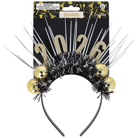 Festive Voice Happy New Year 2026 Headband - 1.0 ea