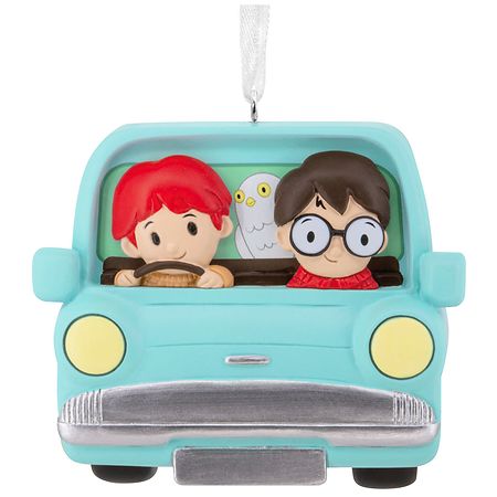 Hallmark Christmas Ornament-Harry Potter and Ron Weasley in Car, H12