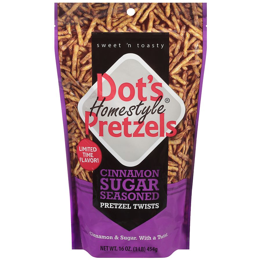 Dot's Pretzels Pretzel Twists Cinnamon Sugar