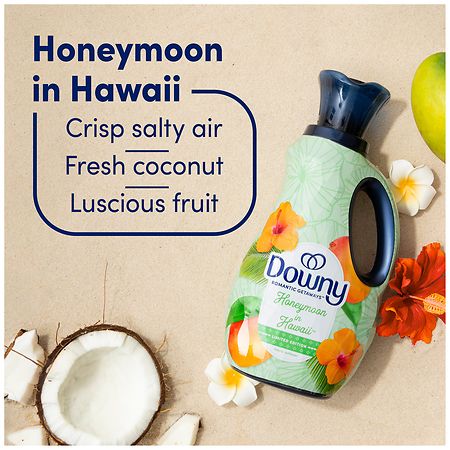 Downy Romantic Getaways Fabric Softener Liquid, Limited Edition In