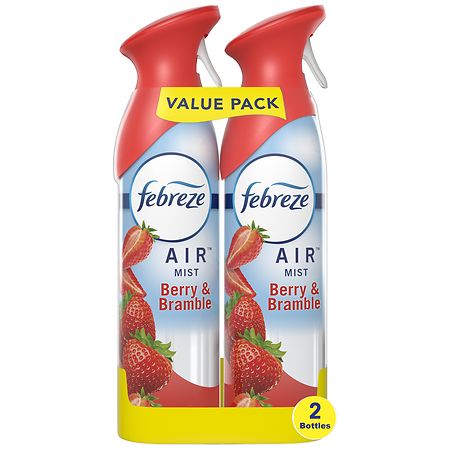 Febreze Air Freshener, Odor-Fighting Room Spray Berry & Bramble - 8.8 oz x 2 pack