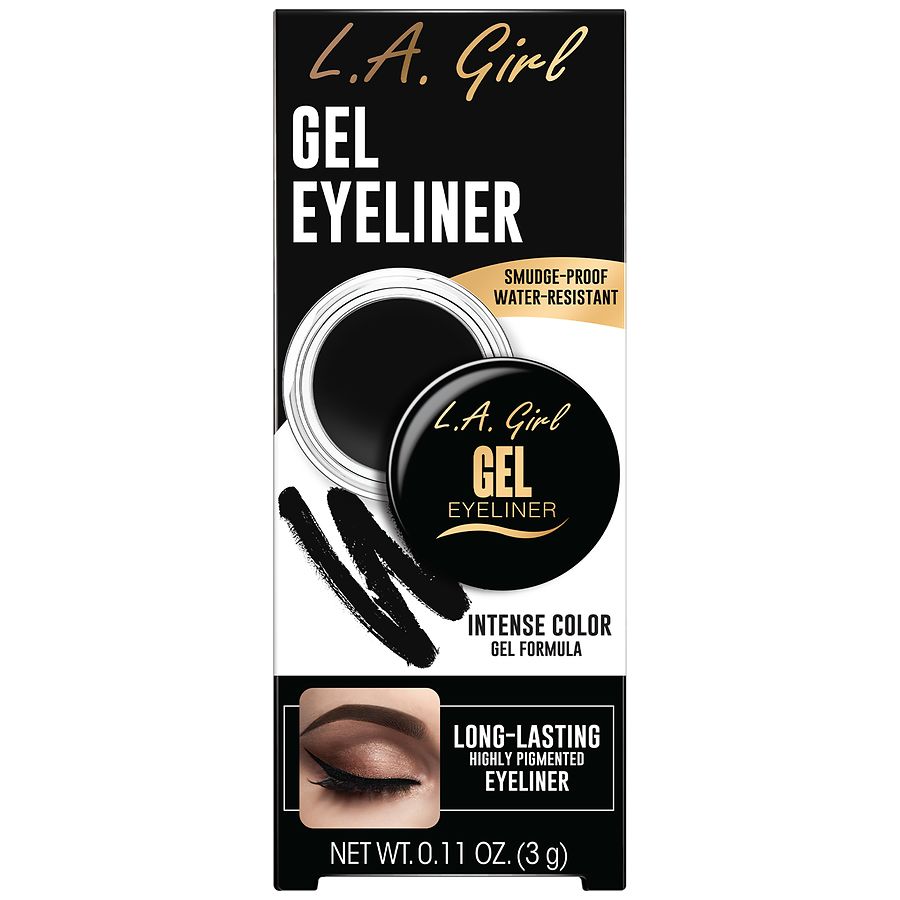 L.A. Girl Smudge-Proof Gel Eyeliner Jet Black