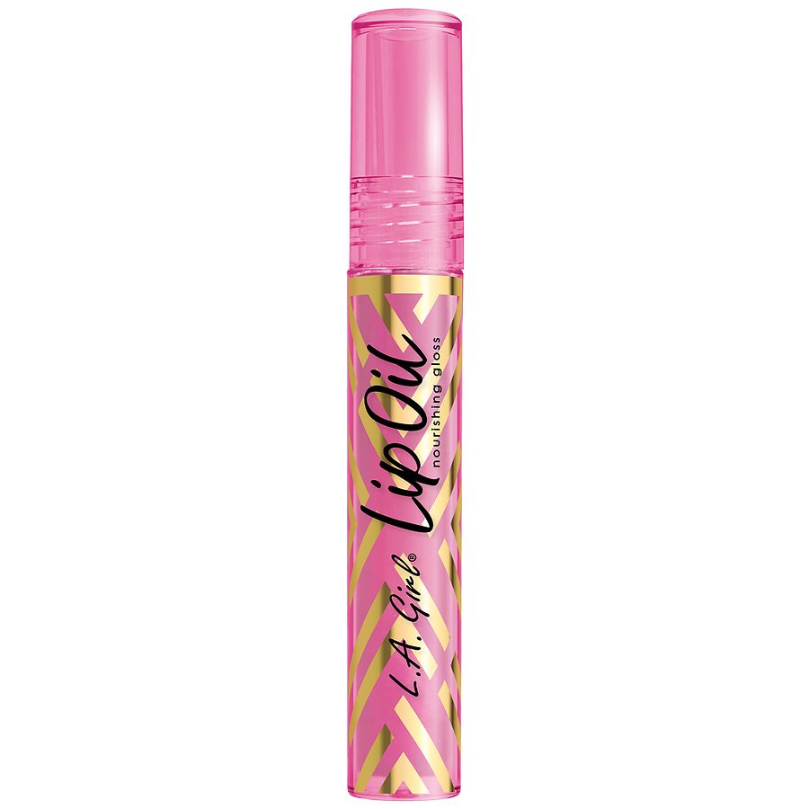 L.A. Girl Lip Oil Nourishing Gloss, Sheer Strawberry