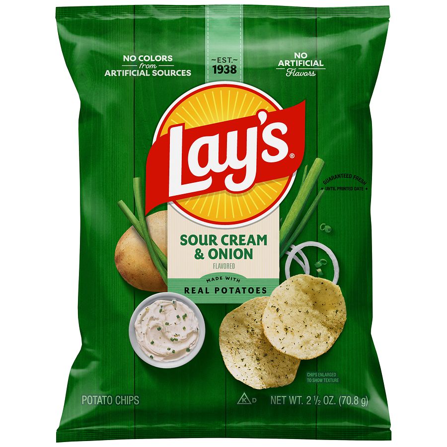 Lay's Potato Chips Sour Cream & Onion