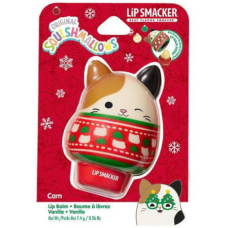 Lip Smacker Squishmallows Holiday Lip Balm Cam (Vanilla)