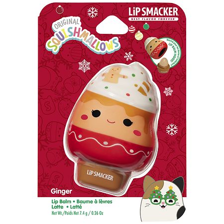 Lip Smacker Squishmallows Holiday Lip Balm Ginger (Latte)
