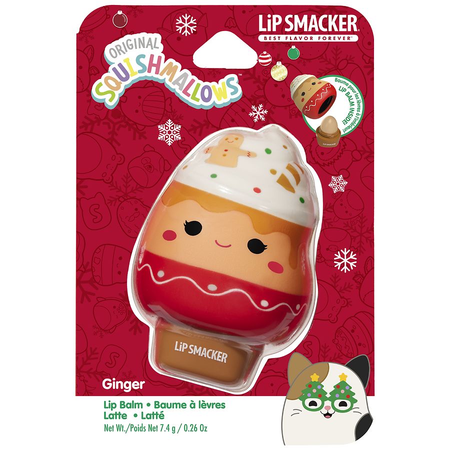 Lip Smacker Squishmallows Holiday Lip Balm Ginger (Latte)