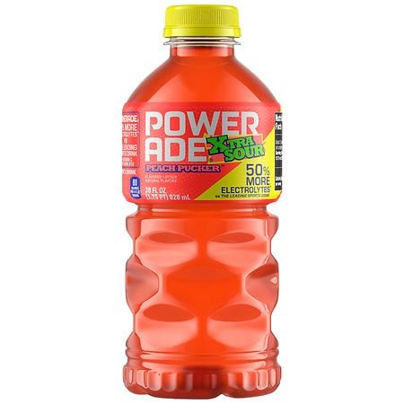 Powerade Peach Pucker Electrolyte Sports Drink, Bottle