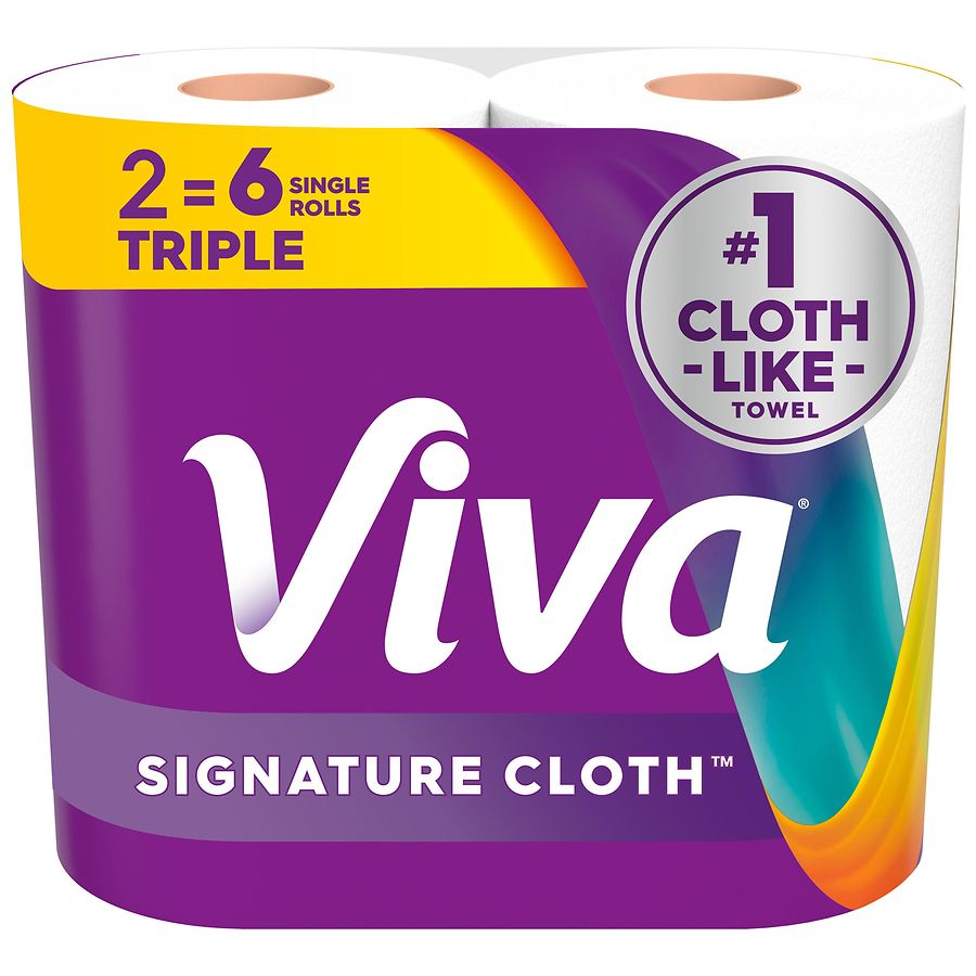 Viva Signature Cloth Paper Towels Triple Rolls | Walgreens