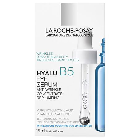 La Roche-Posay Eye Serum for Dark Circles & Wrinkles with Roller Ball Applicator