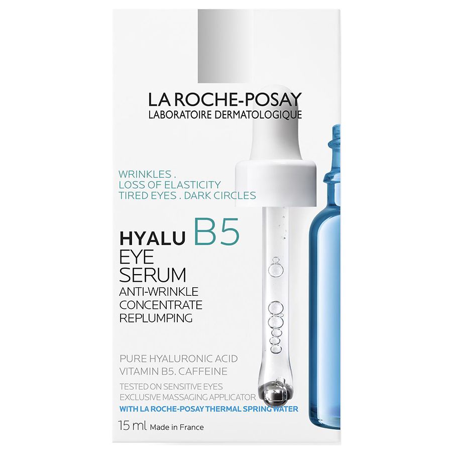 La Roche-Posay Eye Serum for Dark Circles & Wrinkles with Roller Ball Applicator