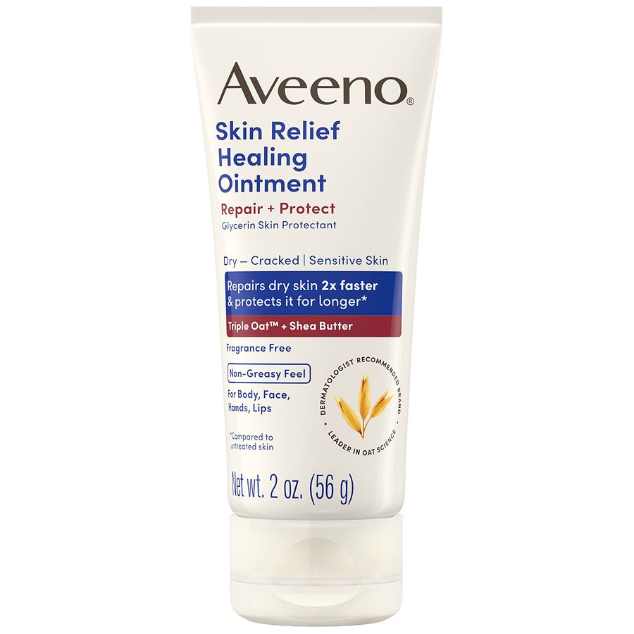 Aveeno Skin Relief Healing Ointment Fragrance-Free, Travel Size