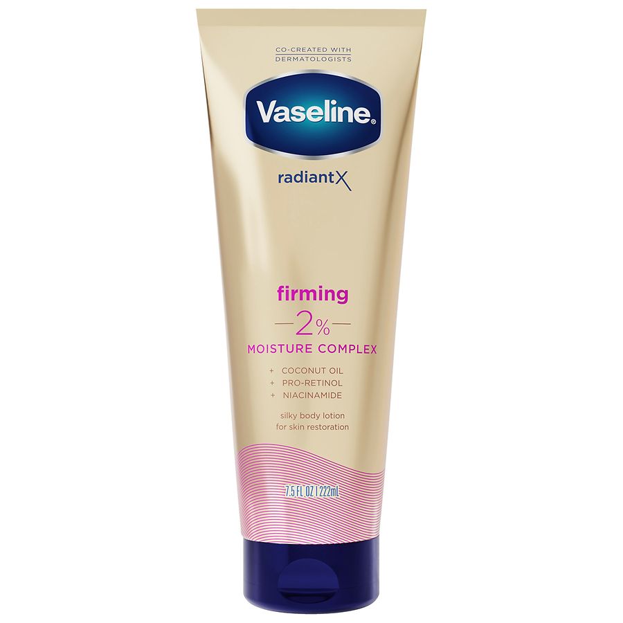 Vaseline Radiant X Firming 2% Moisture Complex Body Lotion Vanilla and Sparkling Citrus & Florals