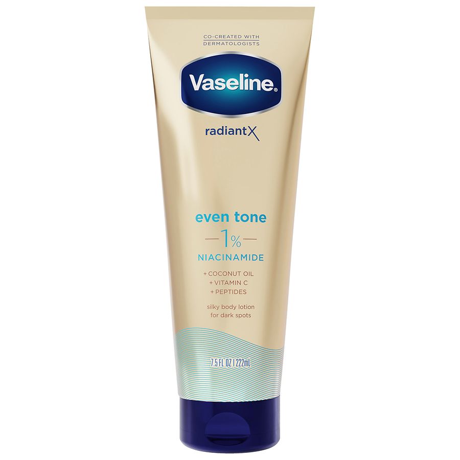 Vaseline Radiant X Even Tone 1% Niacinamide Silky Body Lotion