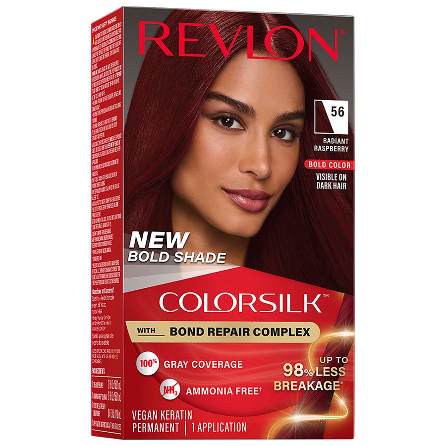 Revlon ColorSilk Bond Repair Complex Permanent Hair Color 56 Radiant ...