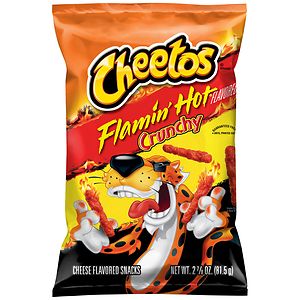 Image of Cheetos Crunchy Flamin' Hot Cheese Flavored Snacks - 2.875oz
