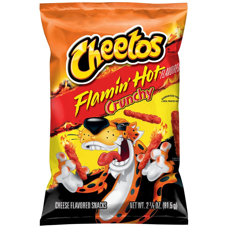 Cheetos Crunchy Cheese Flavored Snacks Flamin' Hot